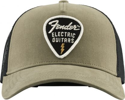 Fender™ Snap Back Pick Patch Hat, Olive - Bilde 2