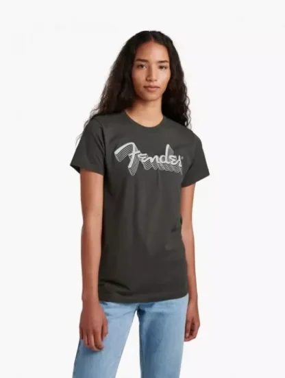 Fender® Reflective Ink T-Shirt, Charcoal, XL - Bilde 4