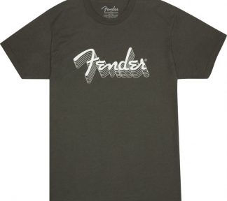 Fender® Reflective Ink T-Shirt, Charcoal, L