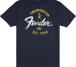 Fender® Baja Blue T-Shirt, Blue, XL