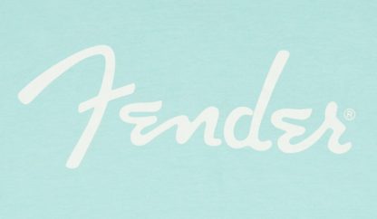 Fender® Spaghetti Logo T-Shirt, Daphne Blue, M - Bilde 2