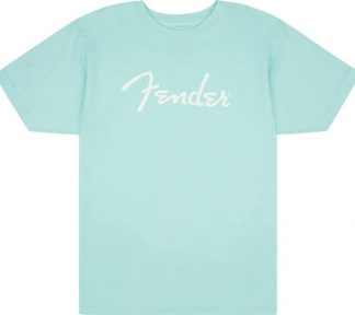 Fender® Spaghetti Logo T-Shirt, Daphne Blue, XXL