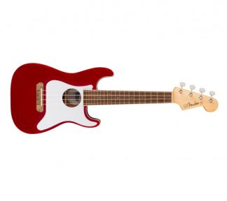 FENDER Fullerton Strat® Uke, Walnut Fingerboard, White Pickguard Candy Apple Red