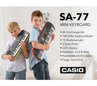 Casio SA-77, 44 minitangenter