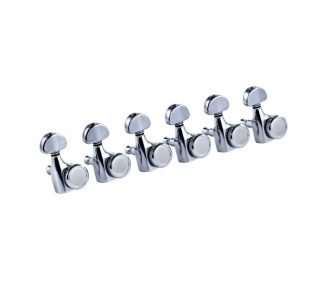 Ortega OTMLOCK6L-CR Mekanik Elgitarr, Locking, 6 in-line, Chrome