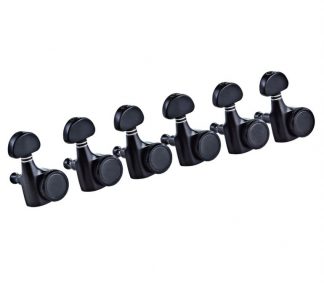Ortega OTMLOCK6L-GB Mekanik Elgitarr, Locking, 6 in-line, Black