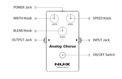 NUX REISSUE Analog Chorus - Bilde 6