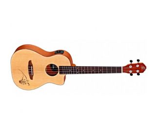 Ortega RU5CE-BA Baritone ukulele med mikk