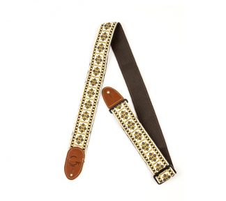 Gretsch G Brand Strap Diamond Brown Ends