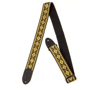 Gretsch G Brand Strap Diamond Black Ends