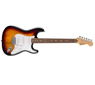 FENDER Standard Stratocaster®, Laurel Fingerboard, White Pickguard, 3-Color Sunburst