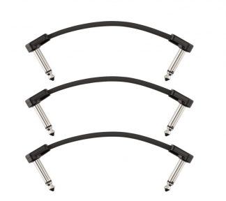 FENDER Blockchain 4" Patch Cable, 3-Pack, Angle/Angle