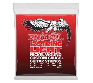 Ernie Ball 2233 12-String Electric Guitar Light Slinky Nickel