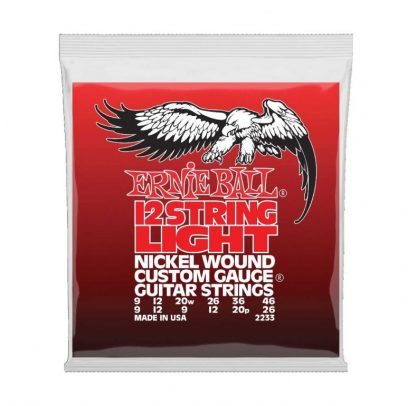 Ernie Ball 2233 12-String Electric Guitar Light Slinky Nickel