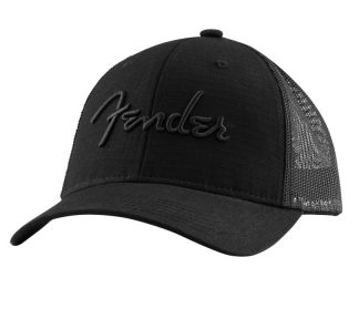 Fender® Snap Back Pick Holder Hat, Black
