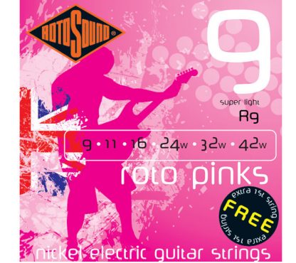 Rotosound - R9 Roto Pinks (009-042) gitarstrenger
