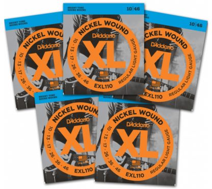 D'Addario - EXL110 5-pack strengesett